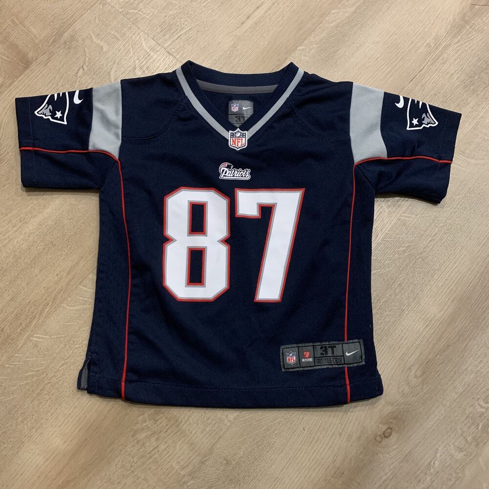 Nike NFL New England Patriots Rob Gronkowski #87 Jersey 3T 3 Toddler Gronk Kids